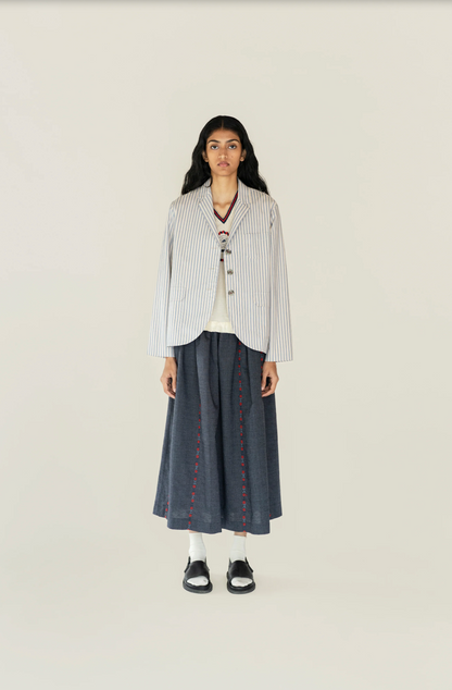 Bleu french striped jacket