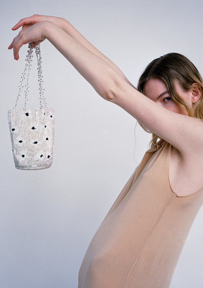 Silver Flower Dream Bag