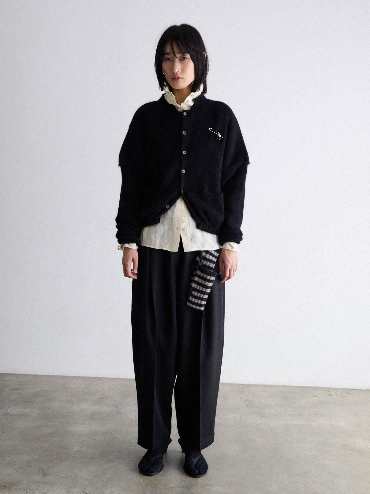Wataame cardigan - Black