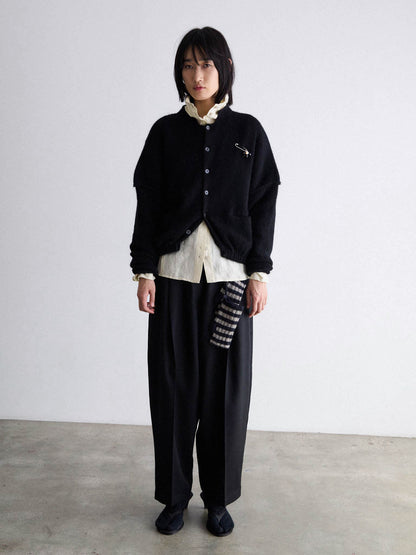 Wataame cardigan - Black