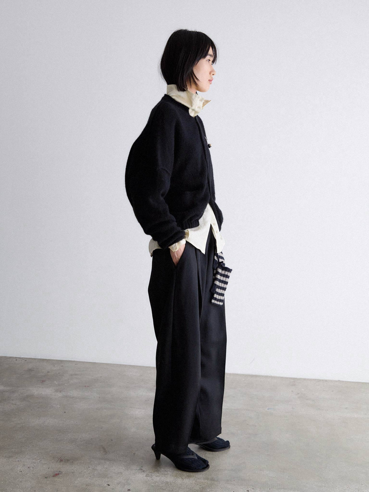 Wataame cardigan - Black