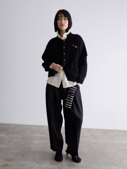 Wataame cardigan - Black