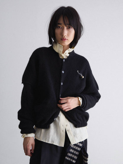 Wataame cardigan - Black