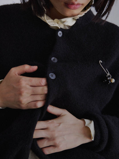 Wataame cardigan - Black