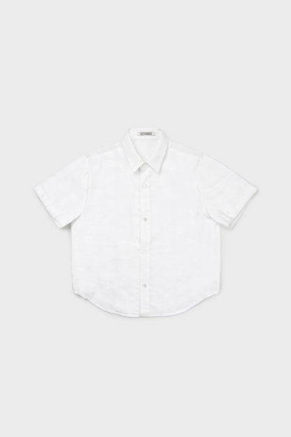 Ruffle lined reversible shirt