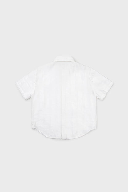 Ruffle lined reversible shirt