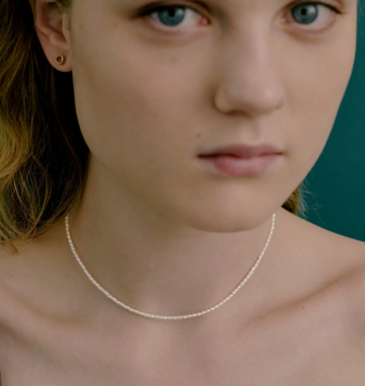 blanc pearl choker