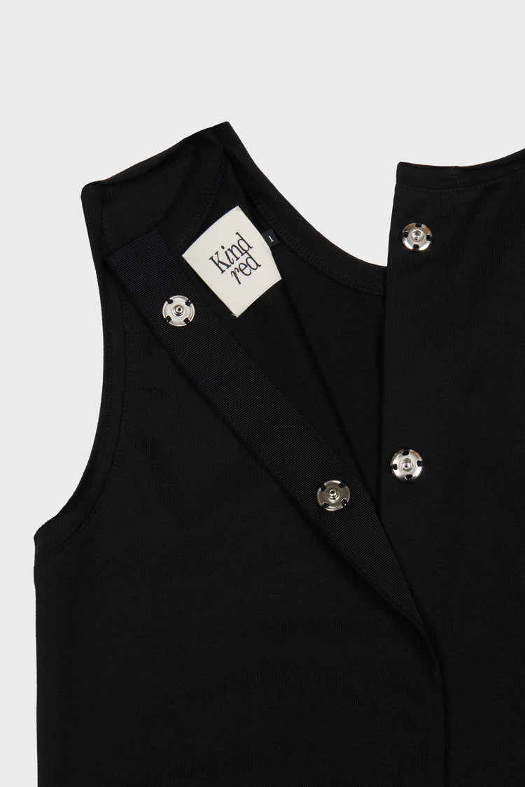 Open back sleeveless