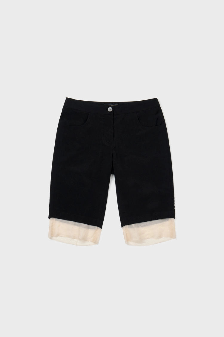 lined bermuda shorts