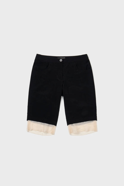 lined bermuda shorts
