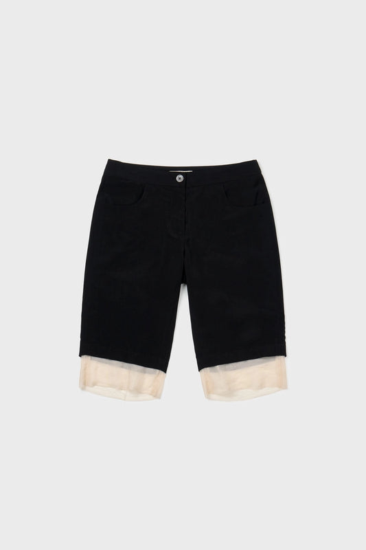 lined bermuda shorts