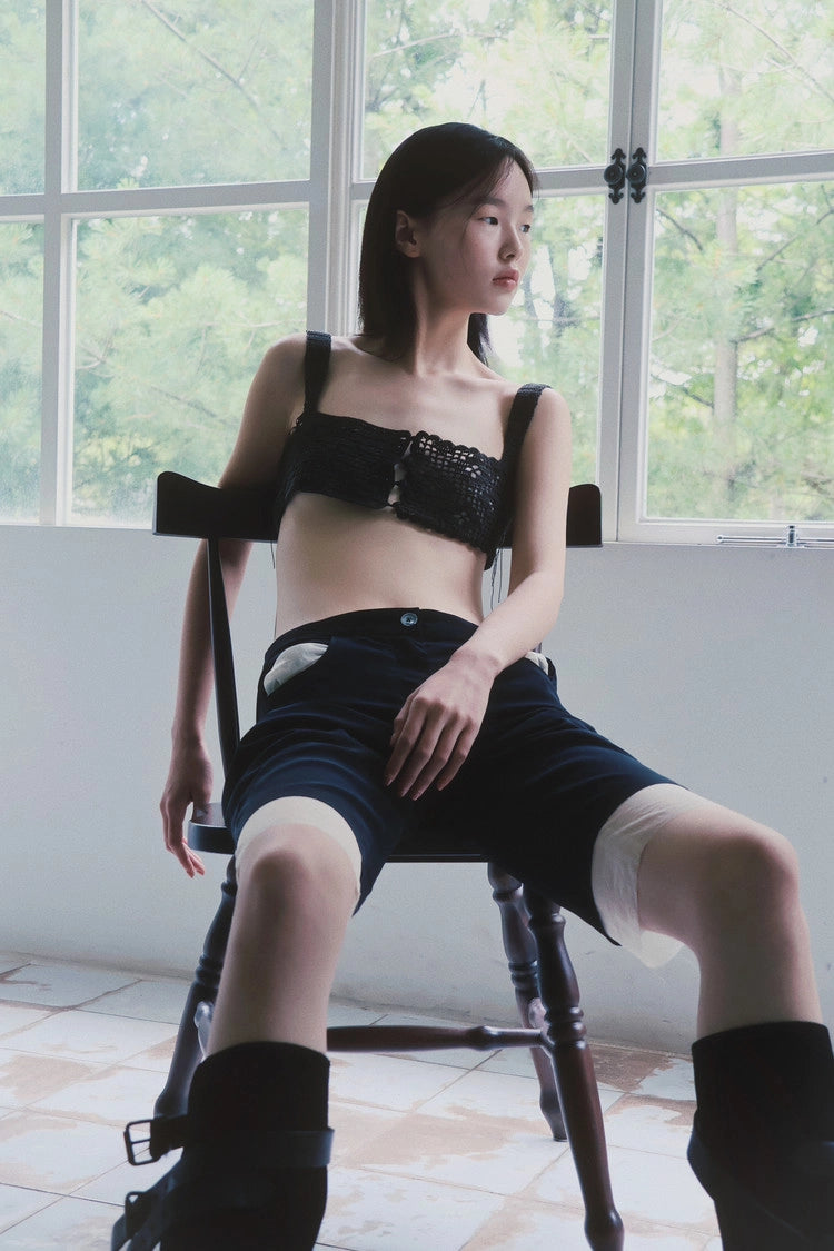 lined bermuda shorts