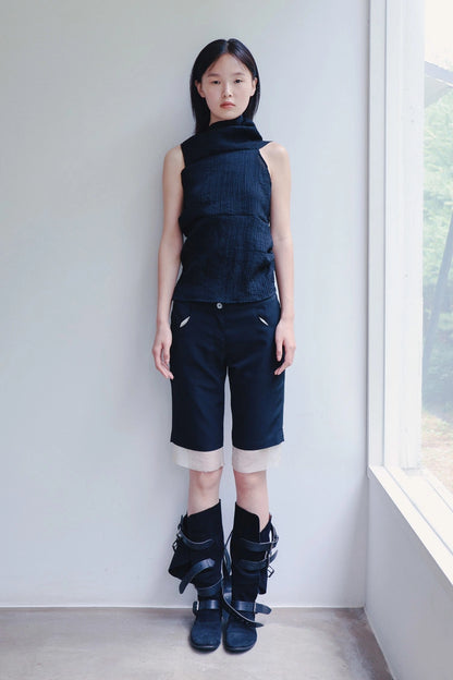lined bermuda shorts