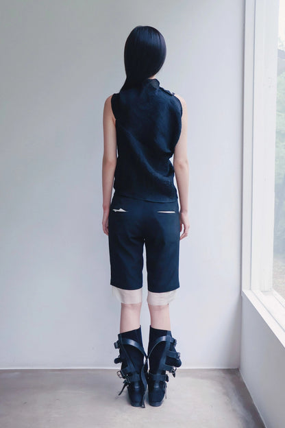 lined bermuda shorts
