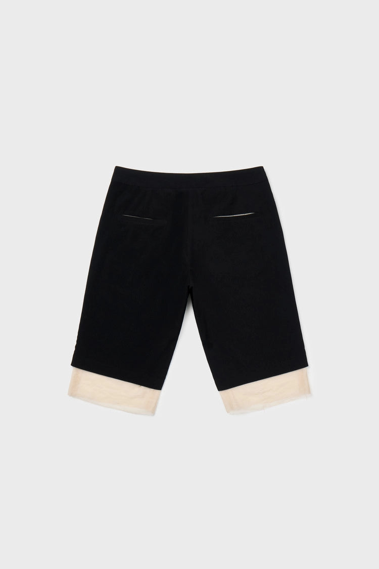lined bermuda shorts