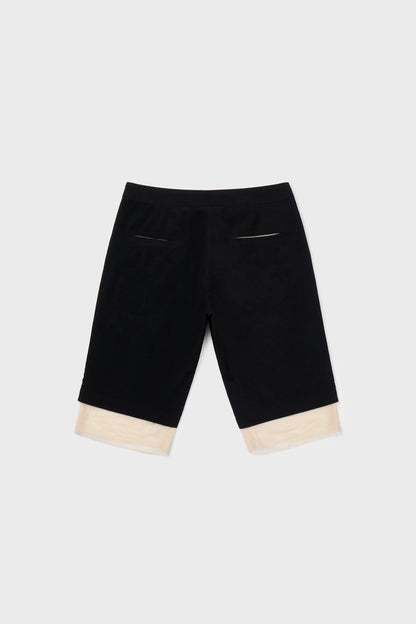 lined bermuda shorts