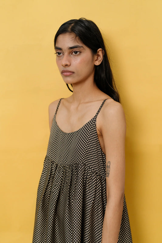 Maci dot print dress