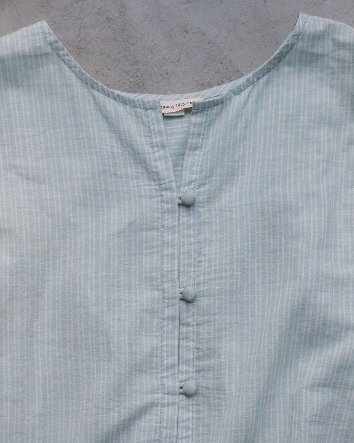 RB Baby blue striped dress