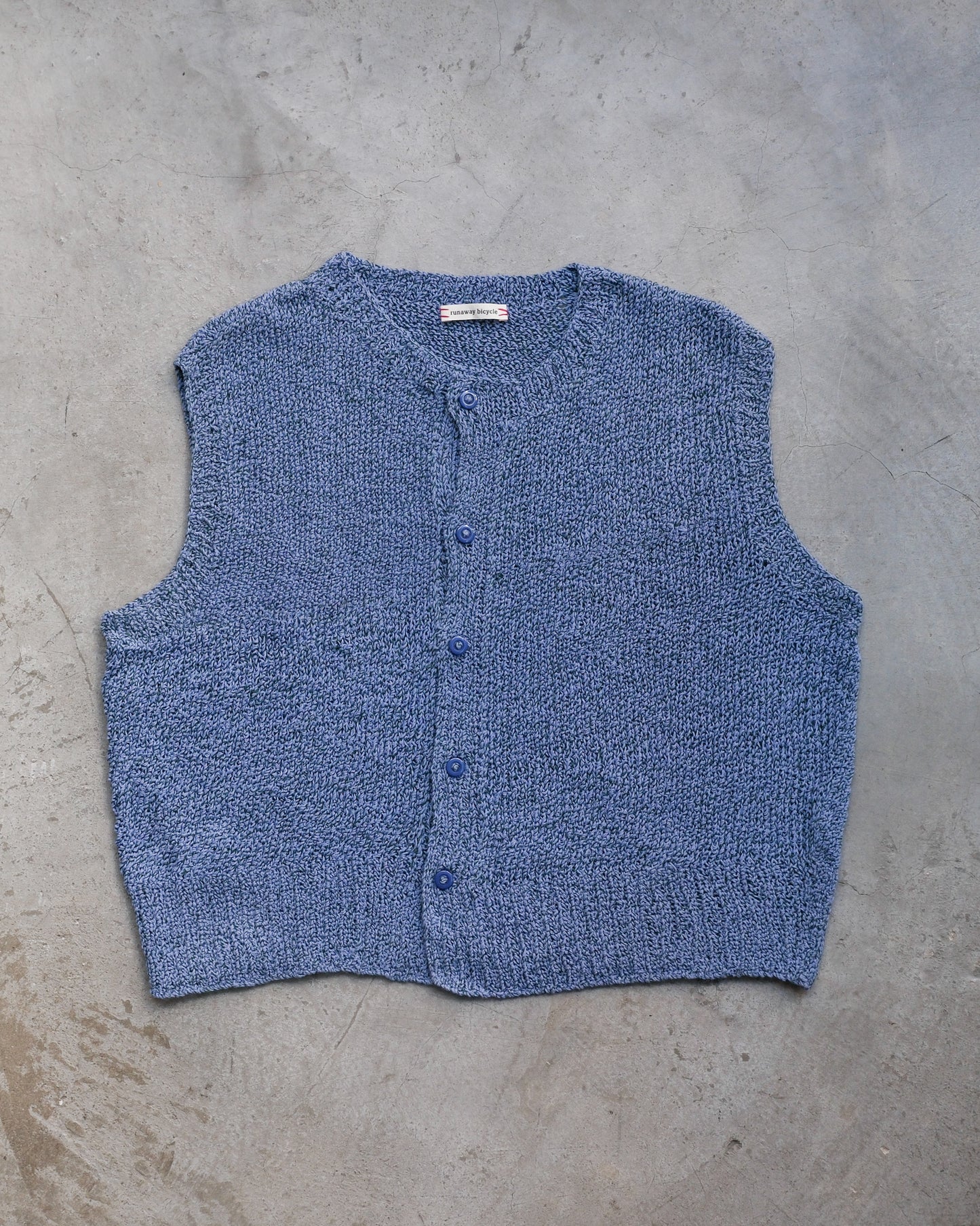 RB mixed color knit vest