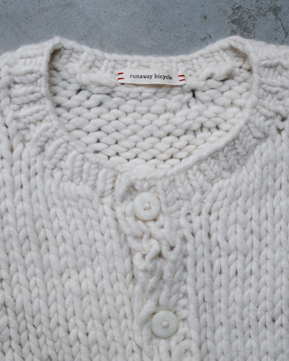 Bobby Ecru Wool Vest