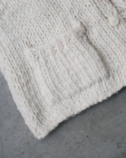 Bobby Ecru Wool Vest