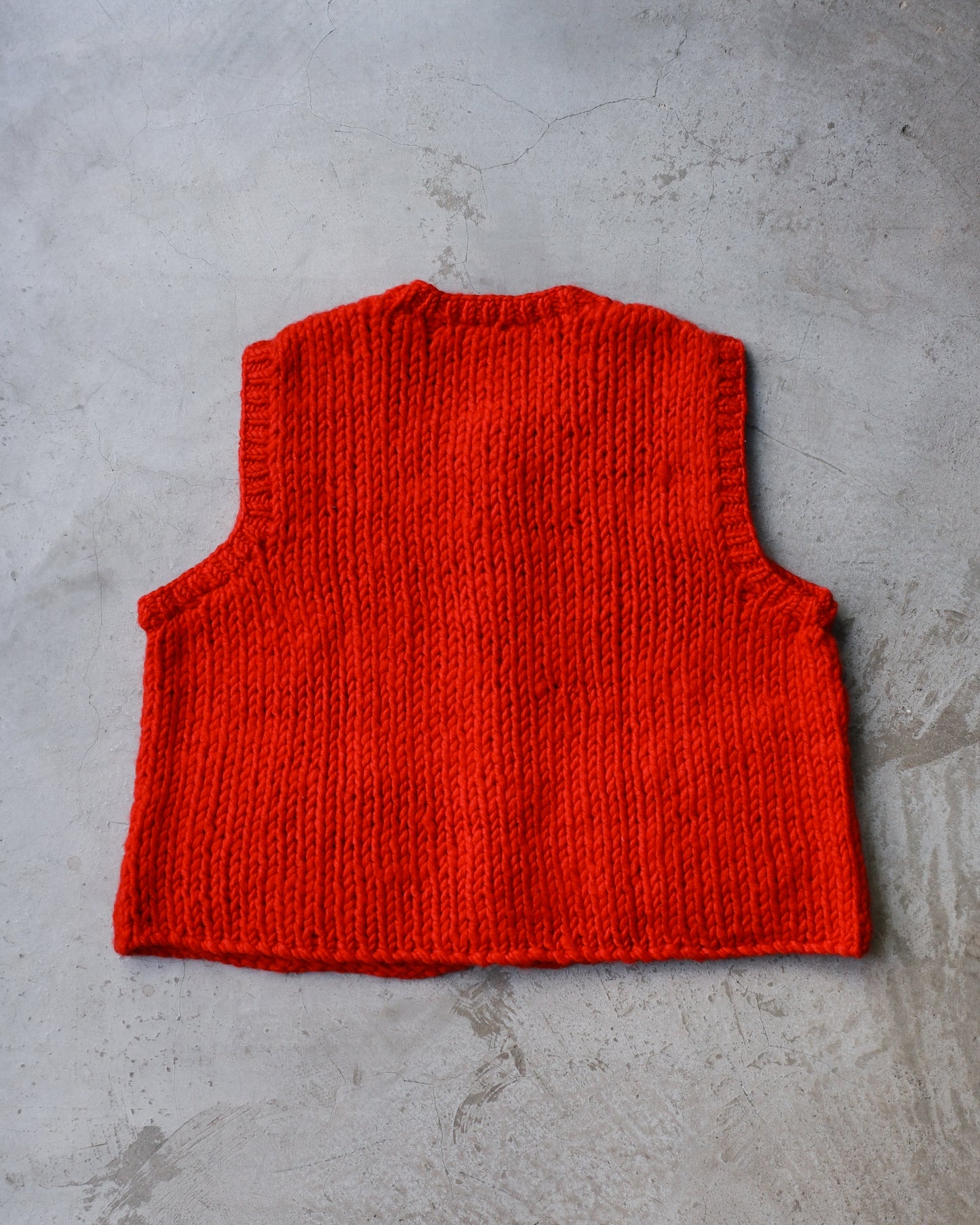 Bobby Red Wool Vest