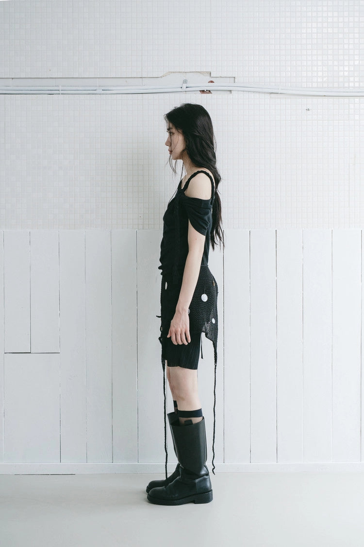 shell knit vest
