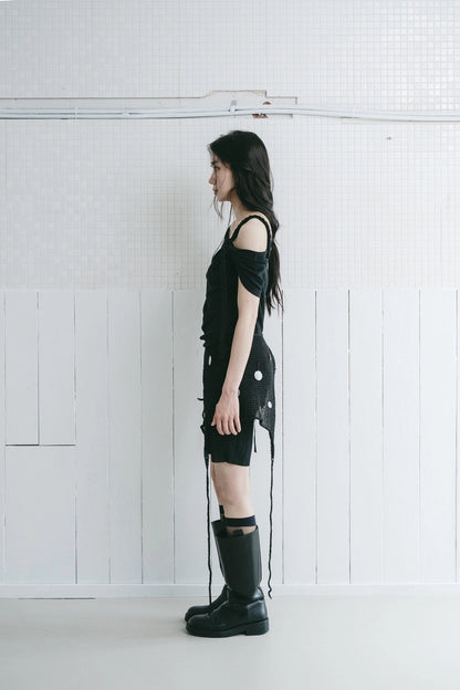 shell knit vest