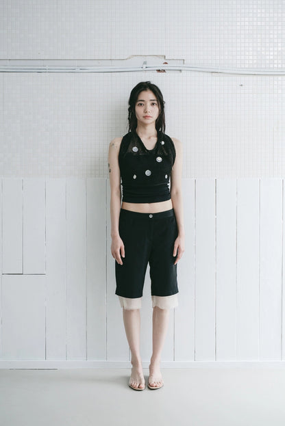 shell knit vest