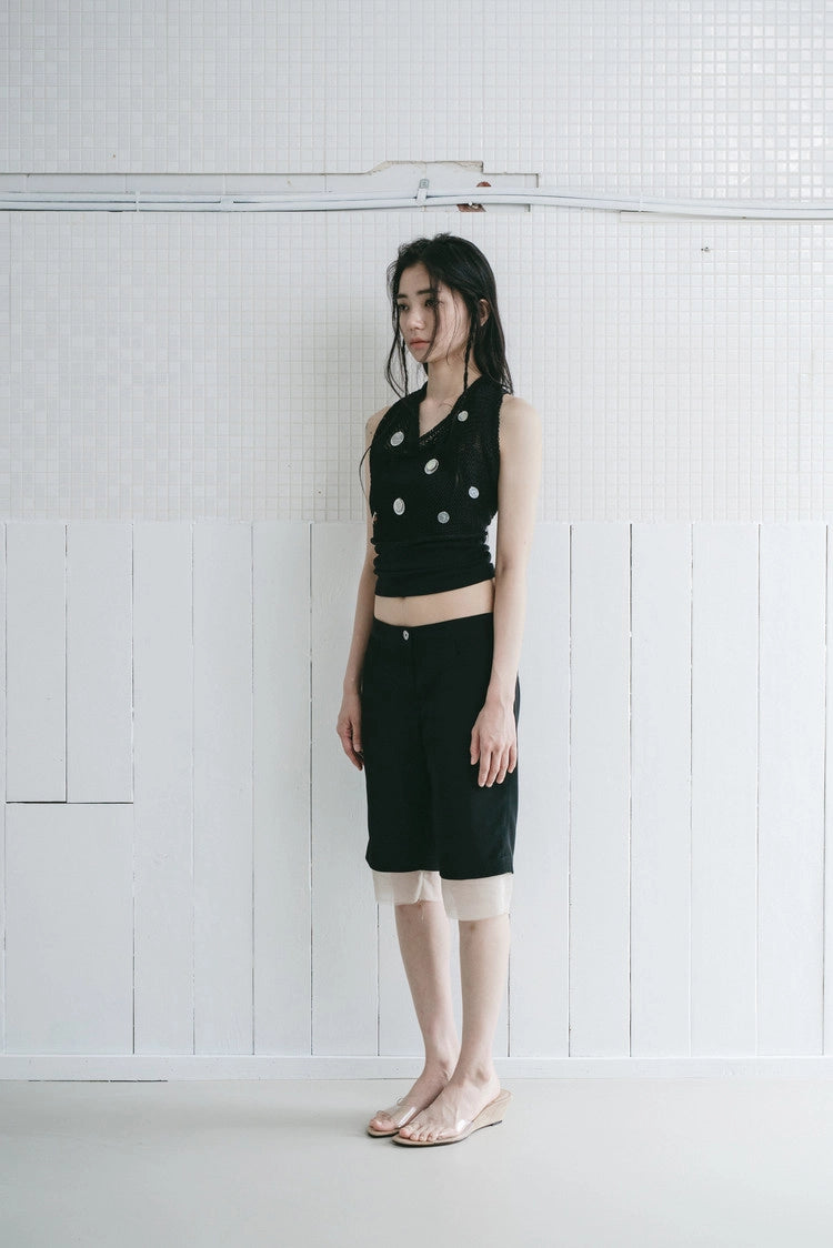 shell knit vest