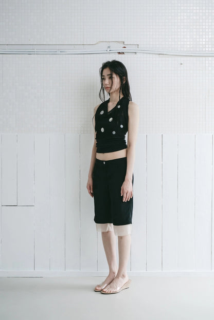 shell knit vest