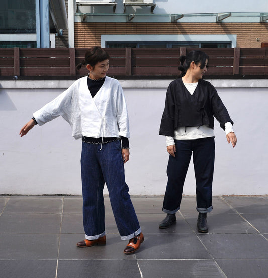 Linen Wrap Jacket