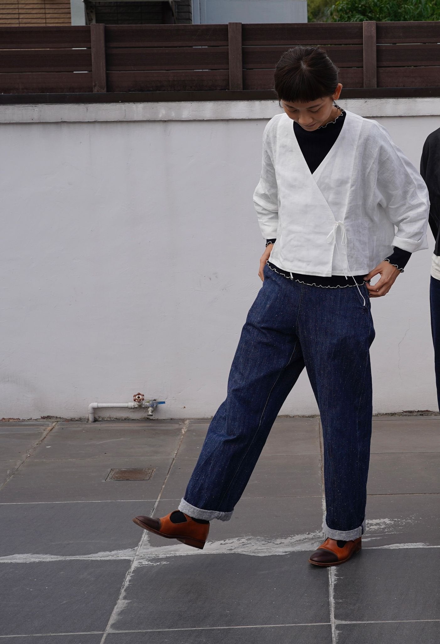 Linen Wrap Jacket