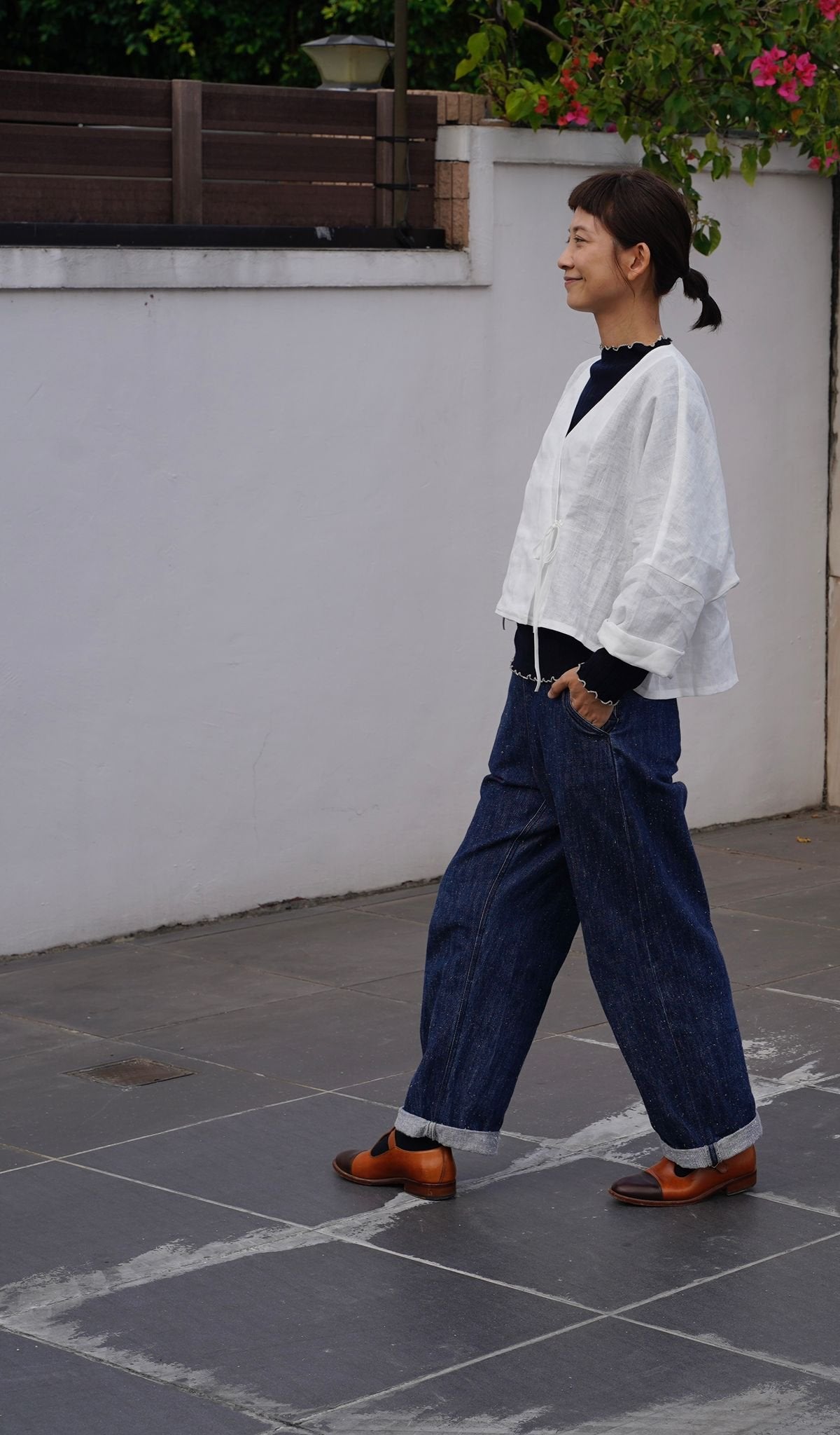 Linen Wrap Jacket
