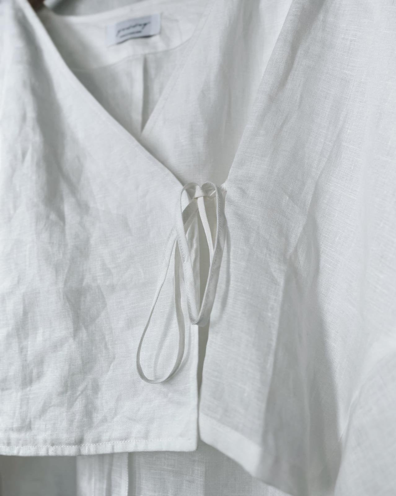 Linen Wrap Jacket
