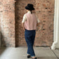 Corduroy Split Vest (Pink)