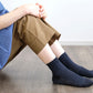Aran hemp rib shorts socks
