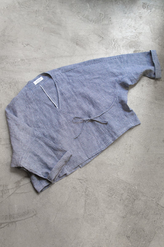 God Dag| Checked Wrap Jacket