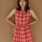 RB| Anna Red Check Dress