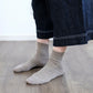 Aran hemp rib shorts socks