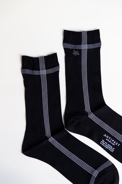 Side line silk socks